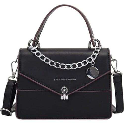 2021 New Handbag Woman Leather Korean Style Diagonal Fashion Handbags Wild Student Casual Simple Messenger Shoulder Bag Tote Bag