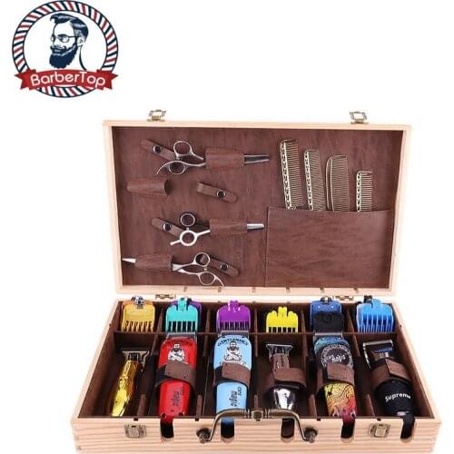 Hairdressing Salon Hair Cutting Tool Storage Box Hair Stylist Electric Clippers Comb Scissors lLarge Capacity Travel Simple Wind