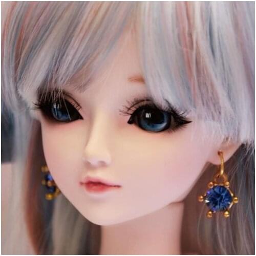 FULL SET 60cm Tall pvc Doll 1/3 Girl Bjd Nico Limited Wig Clothes All Included Night lolita reborn baby best quallity