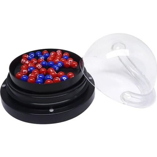 Portable Classic Bingo Lotto Machine Club Game for Entertainment Table Draw