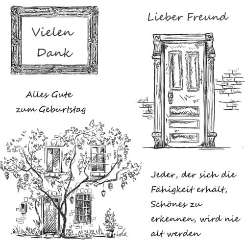 DABOXIBO Scenery Outside With Bicycle Clear Stamps Mold For DIY Scrapbooking Cards Making Decorate Crafts 2020 NEW Arrival