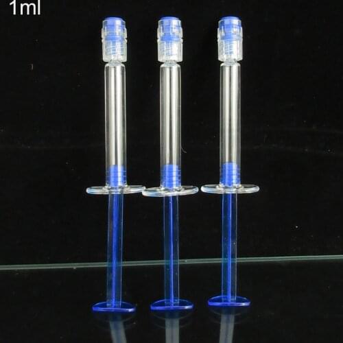 10pcs Beauty Salon use 1ml empty ampoule,cosmetic syringe for eye cream,skin care acid,luer lock bottle for essential oil serum