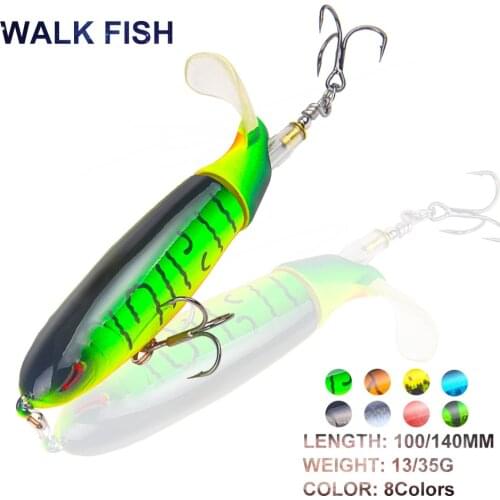 Walk Fish 1Pcs 13g/35g Whopper Popper Topwater Fishing Lure Artificial Fishing Tackle