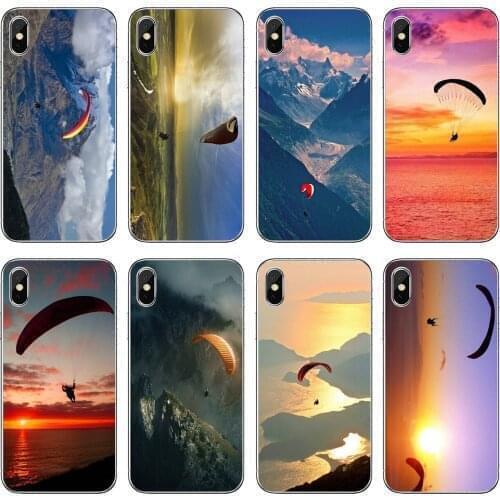 Silicone Bag Case For Huawei P30 P40 P20 P7 P8 P9 P10 Lite Plus Pro 2015 2016 2017 Mini Paraglide-Sports-Paragliders-Adventure