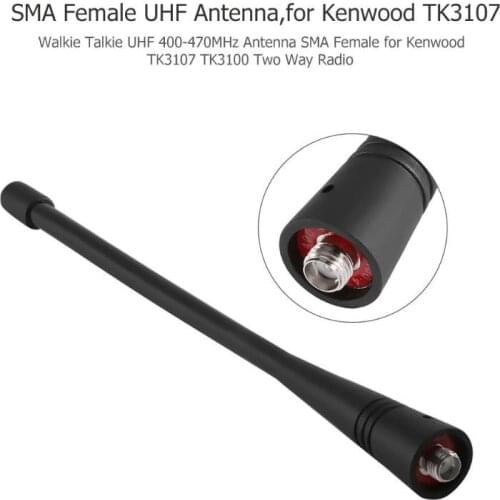 UHF 400-470MHz Female Dual Band Soft Antenna Two Way Radio Walkie Talkie Antenna For Kenwood TK3107/ TK3100/TK-260/TK-270
