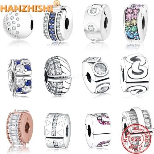 Starry Formation Clip Charms With CZ Fits Original European Charm Bracelet 925 Sterling Silver DIY Beads Authentic Jewelry Gift