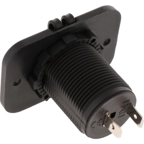 12V Car Charger Lighter Socket Splitter Power Adapter W/ Terminals