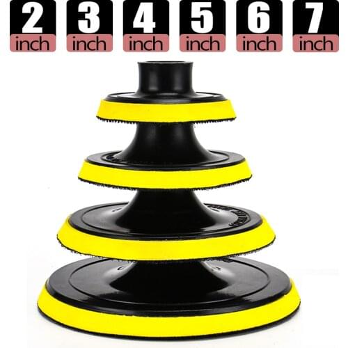 2-6" Headlights Polishing Pad Self-adhesive Sticky Sandpaper Sucker Polish Disc Electric Grinder Car Body Polish Refurbish