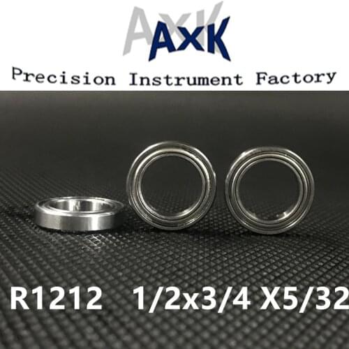 2019 Special Offer R1212zz Bearing Abec-3 (10pcs) 1/2"x3/4"x5/32" Inch R1212 Zz Ball Bearings For Rc Models R12-2z & R12-zz