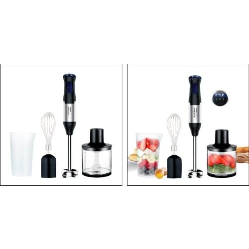 4 in 1 High Power Immersion Hand Blender Mixer with Chopper Set Accessories