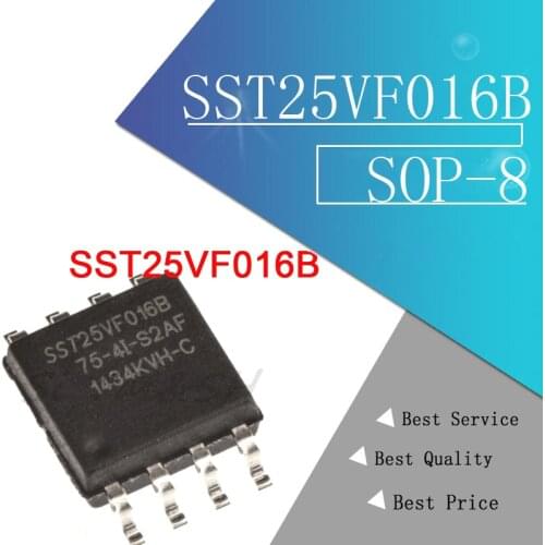 1pcs/lot SST25VF016B-75-4I-S2AF SST25VF016B 16 Mbit SPI Serial Flash SOP-8