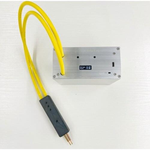 8.4V 3400W DIY Adjustable LED Spot Welder Handheld Portable Mini Spot Welding Machine welder For MAX 0.3mm Nickel Steel Strip