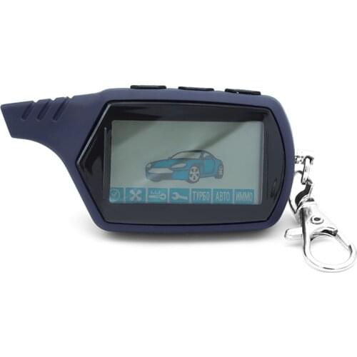 A91 2-way LCD Remote Control Key Fob Chain Keychain Russian Vehicle Security Two Way Car Alarm System Starline A91