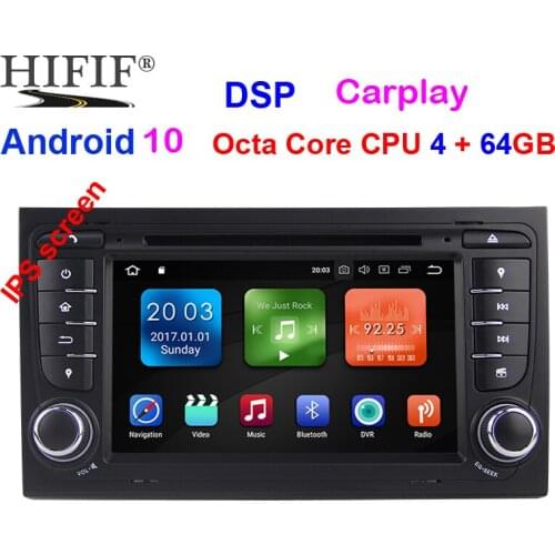 Android 10 4G CAR GPS For Audi A4 B6 B7 S4 B7 B6 RS4 B7 SEAT Exeo dvd player radio stereo IPS screen multimedia auto navigation