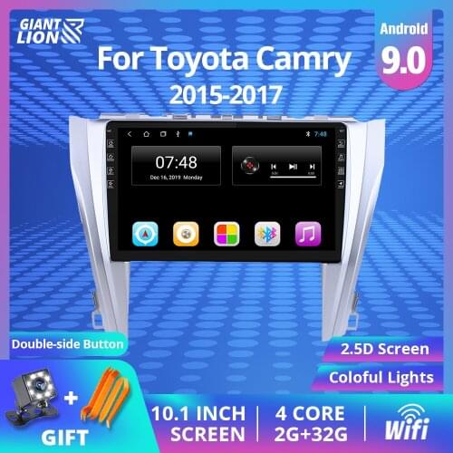 2din Android 9.0 Car Radio For Toyota Camry 2015-2017 Car Multimedia Video Player Navigation Gps Head Unit Stereo Dvd Player