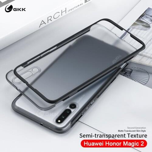 GKK Slide Case for Huawei Honor Magic 2 Case 2 in 1 Anti-knock Translucent Matte Feel Slim Hard Cover For Huawei Magic 2 Coque