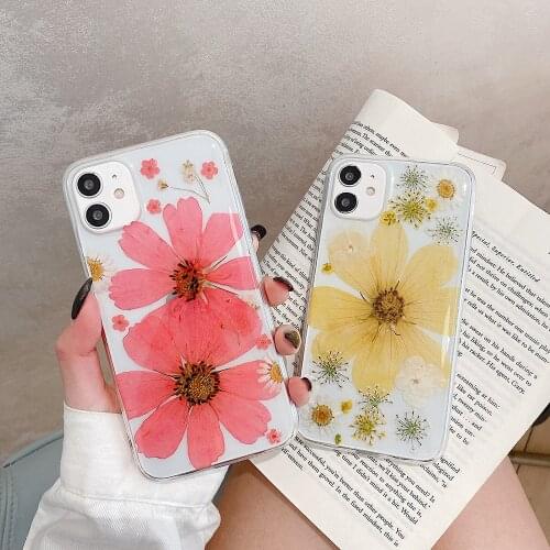 Glitter Case for IPhone 11 12 Pro Max Mini Case Silicon Flowers Cover for IPhone 8 7 Plus X XR XS Max SE 2020 Covers Coque Funda