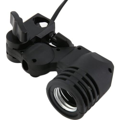 In stock ! Lamp Holder E27 Socket Flash Photo Lighting Bulb Holder For Photography Studio US / EU Plug