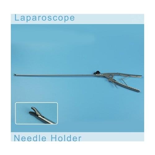 Laparoscopic surgical instruments Laparoscopic needle holder V-shaped needle holder Laparoscopic needle holder
