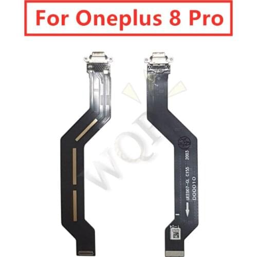 For Oneplus 8 Pro 1+8 USB Charger Port Dock Connector PCB Board Ribbon Flex Cable phone screen repair spare parts