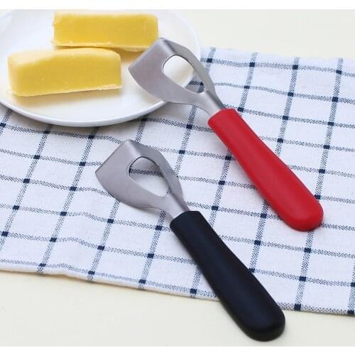 Stainless Steel Cheese Tool Cheese Cutter Cheese And Butter Cutter And Silicone Handle Cheese Scraper Cutting Kitchen Utensils