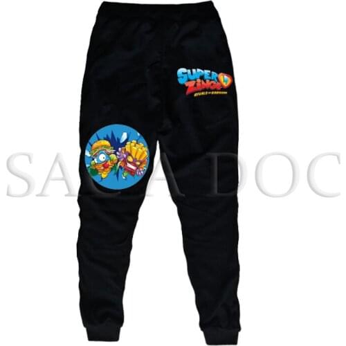 2020 Spring Autumn Boys Pants Los Super Zings Series 4 Print Piano Superzings Girls Toddler Ruffle Pants Cotton Legging Trouser