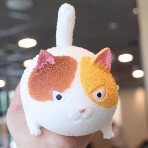 Factory Wholesale Squeeze Big Face Angry Cat Creative Artifact Decompression Artifact Cat Squint Happy Cat Gift Toy