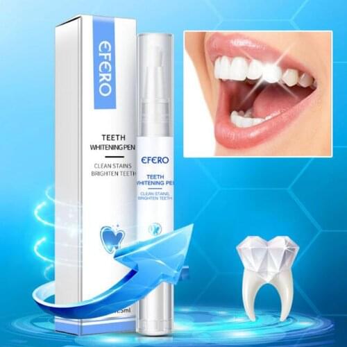5ml EFERO Teeth Whitening Pen Cleaning Serum Remove Plaque Stains Tools Whiten Teeth Oral Hygiene Tooth Whitening Pen