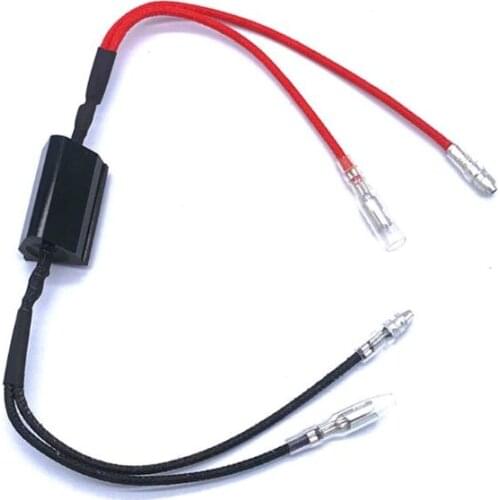 4PCS 10W10Ω Moto Resistance Power Resistor Load Decoding Resistor for LED Mini Turn Signal Light Flash Repairing Kits