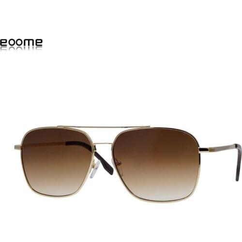 Eoome Man New Arrival Metal Sunglass For noral face UV400 Nylon Lens Male Sun Glasses Men Oculo Retro Sunglasses For Men/Women