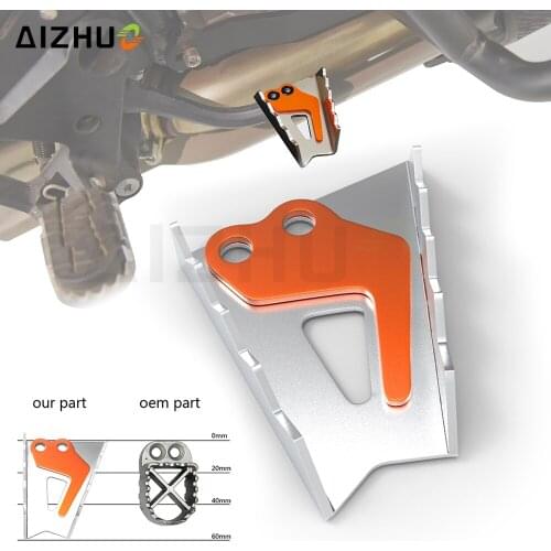 790 ADV Motorcycle Rear Foot Brake Lever Peg Pad Brake Pedal FOR 690 Enduro 890 990 950 1050 1090 1190 1290 Super Adventure R S