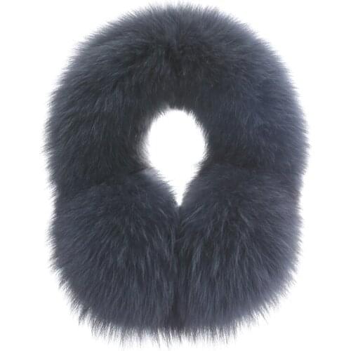 Winter Super Warm Real Fox Fur Ear Warm Earmuffs Winter Men and Women Couple Earmuffs Dual-Purpose Can Be Used as a Scarf
