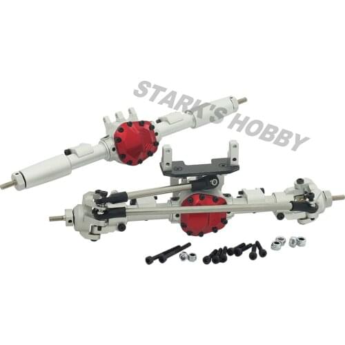 1/10 RC Car Crawler off Road Truck for SCX10 II 90046 90047 Chassis Aluminum Alloy CNC Axle Upgrade Parts