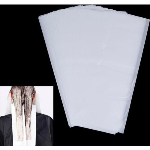 100pcs/pack Pro Salon Hair Dye Paper Recycleable Separating Stain Dyeing Color Tool Highlight Tissue Hairdresser Salon Tool