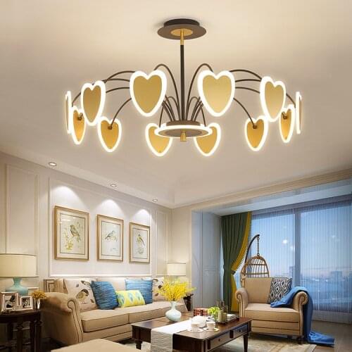 12heads Living Room Lamp Simple Modern Atmosphere Home Bedroom Lamp Nordic Creative Personality Lamps 2020 New Chandelier