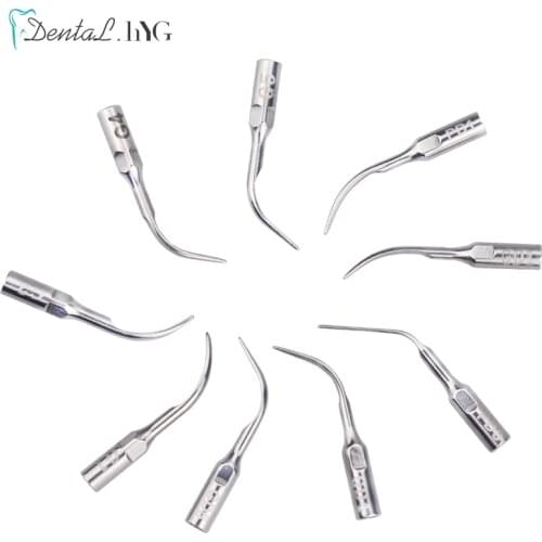 5Pcs/Pack Dental Scaler Tips Fit For EMS Woodpecker NSK Ultrasonic Scaler Handpiece Dental Ultrasonic Scaler Scaling Tip eeth Wh