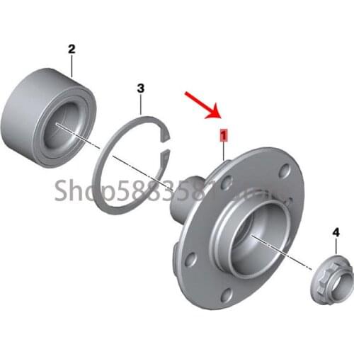 CAR driven flange hub bm w E90 320D M47N2 E90 325I N52 E90 325I driven flange hub axle head front hub assembly