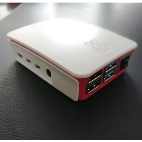 Raspberry Pi4 case For use with Raspberry Pi 4 Red and white Colors High quality ABS material Beautiful Dustproof