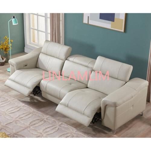 Living Room Sofa real genuine leather sofas electric recliner salon couch puff asiento muebles de sala canape cama 3 seater