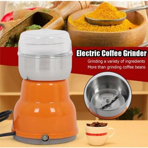 EU 220V 150W Electric Coffee Grinder Multi-functional Beans Spices,Grains Coffee Grinder Powerful Motor Stainless Steel Home