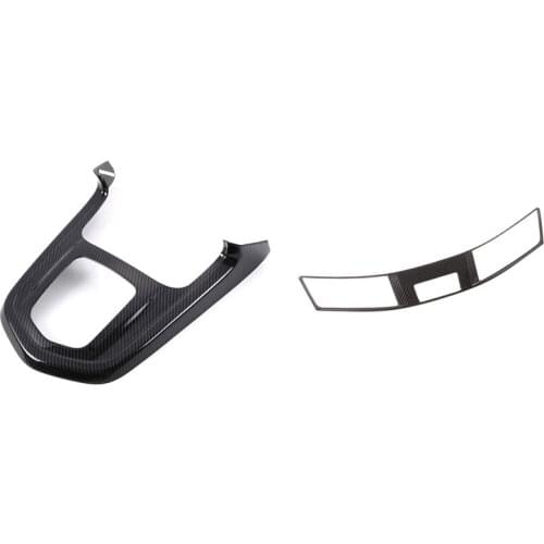 Central Control Air Conditioning Frame Cover Trim with Gear Shift Knob Frame Panel Trim for Nissan Navara NP300 16-19