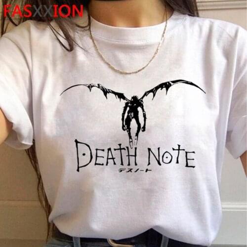 Death Note Shinigami Ryuk t shirt tshirt male japanese ulzzang aesthetic summer top tshirt graphic tees women harajuku