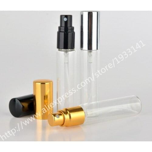 Hot sale 300 x 10ml Glass Sprayer Bottle 1/3 oz Refillable Perfume Atomizer 10cc Fragrance Bottle