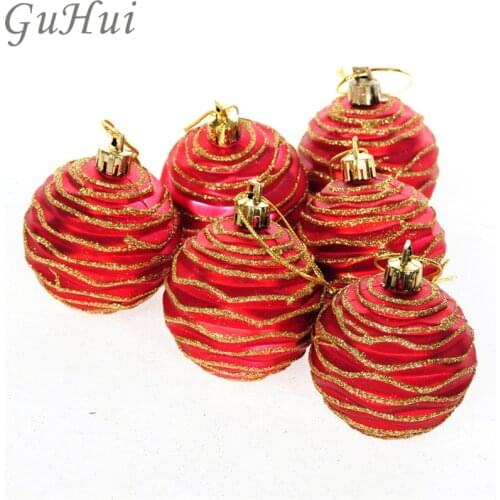 GuHui Plastic Christmas Balls