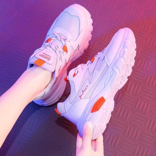 Korean version of ulzzang Harajuku Running Student Shoes Female Ins Superheated Sports Shoes Street Shoes Female Shoes