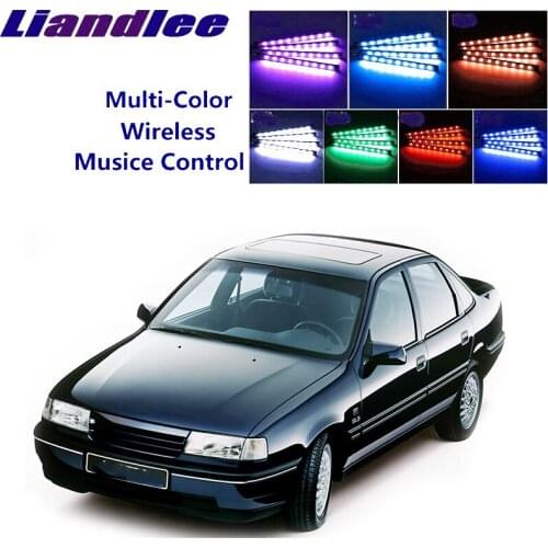 LiandLee Car Glow Interior Floor Decorative Atmosphere Seats Accent Ambient Neon light For Mazda5 Premacy MK2 2005~2010