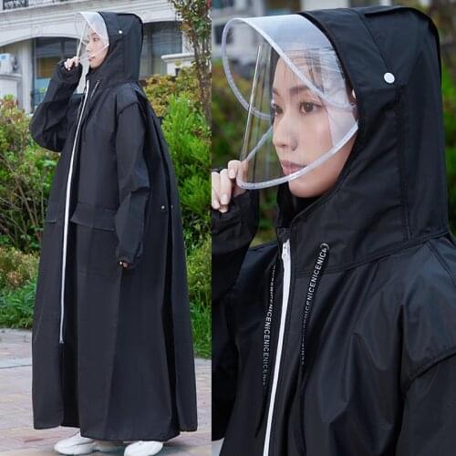 Bike Scooter Raincoat Jacket Transparent Dress Motorcycle Clear Men Raincoat Women Poncho Waterproof Yagmurluk Rainwear AD50RC