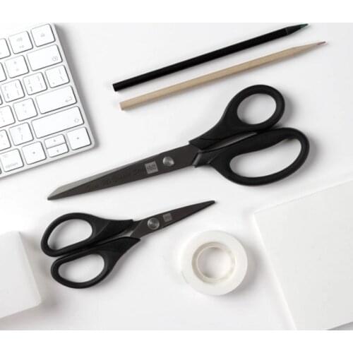 Youpin Huohou Titanium-plated Scissors Black Sets Sewing Thread Rust Proof Pruning Scissor Leaves Trimmer Non-slip Tools Kit