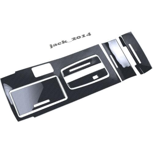 Carbon Fiber Style Gear Shift Box Panel Cover Trim For Honda Accord 2016-2017