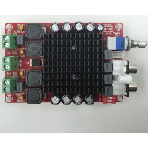 TDA7498 High-power Digital amplifier board 2*100w Car amplifier DC 12V 24V for speakers
